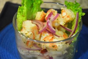 ceviche langostinos