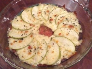 Manzanas con Mozzarella