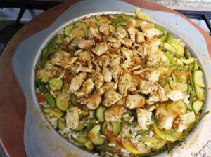 Arroz con Verduras y Pollo