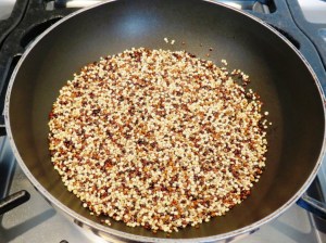 ensalada de quinua y pavo