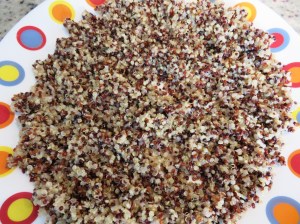 ensalada de quinua y pavo