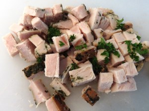ensalada de quinua y pavo