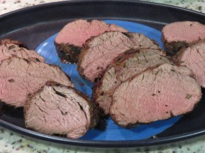 Lomo con romero y ajo